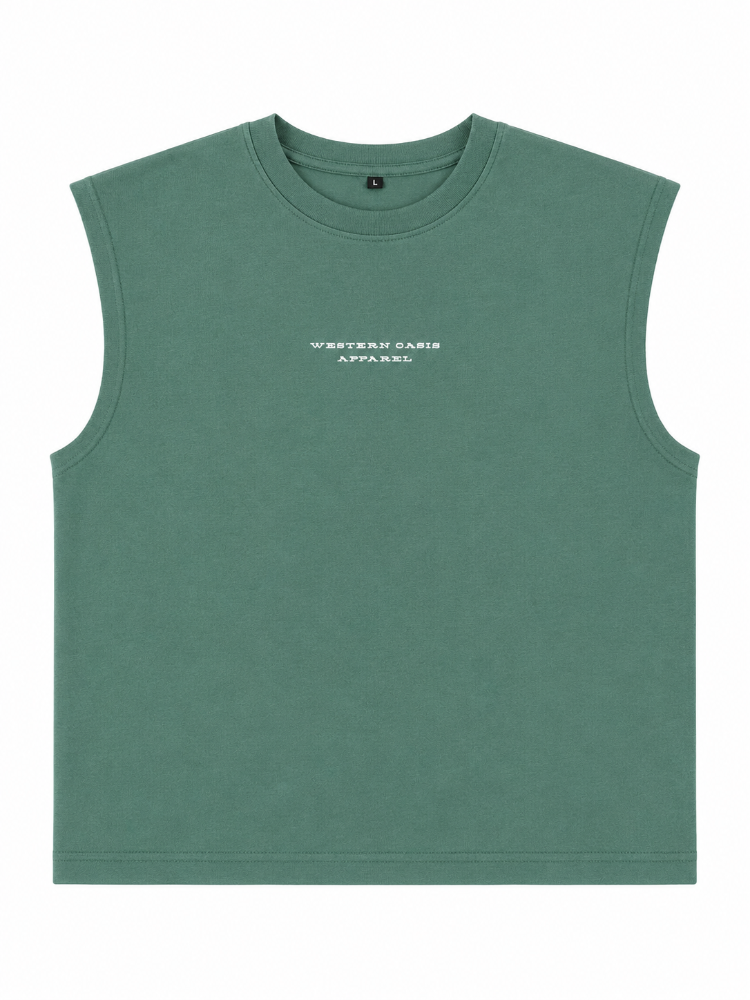 Cut Off- Green "Western Oasis"
