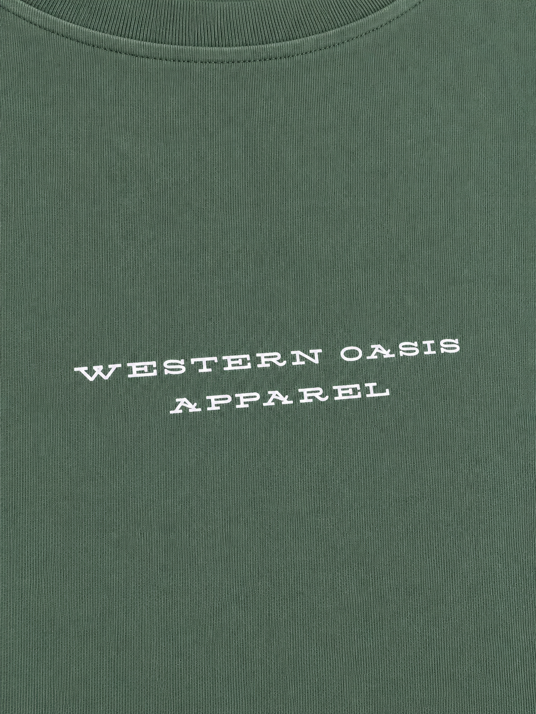 Cut Off- Green "Western Oasis"