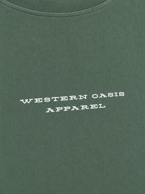Cut Off- Green "Western Oasis"